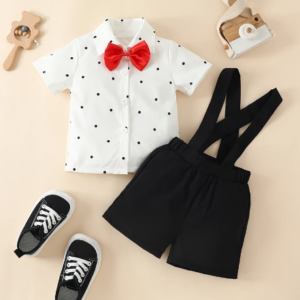 Conjunto de Short y Camisa con Lazo
