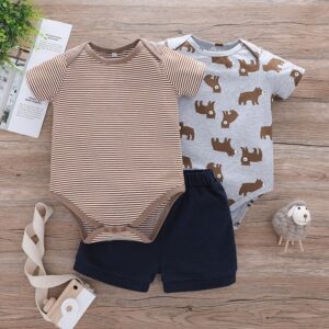 Set de 2 Bodys y un Short