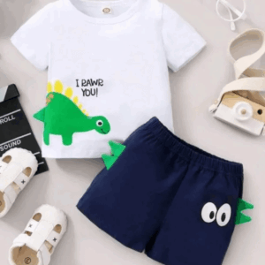 Conjunto de Short y Franela Dino
